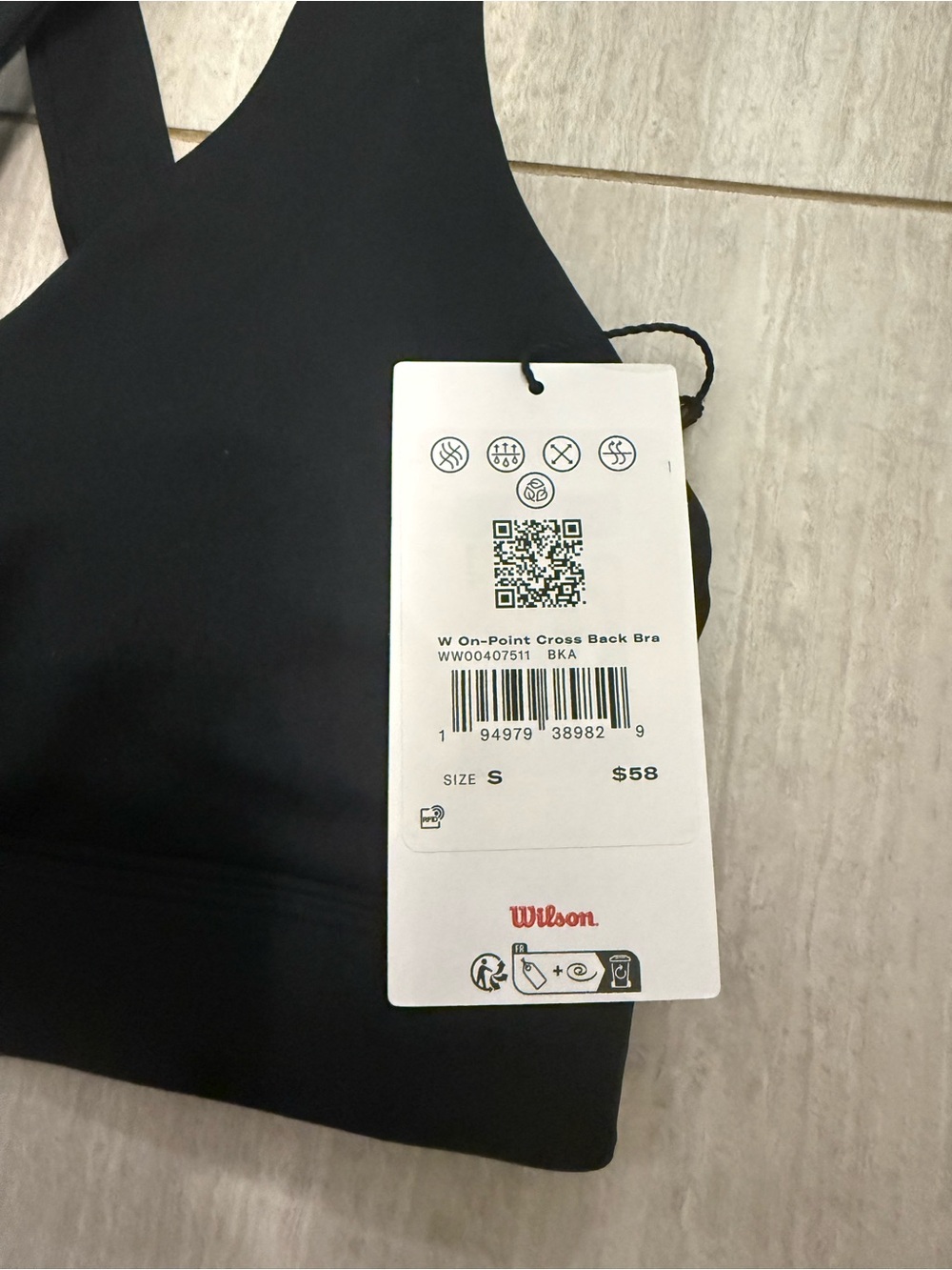 Wilson On Point Cross Back Bra - Picture 7 of 7